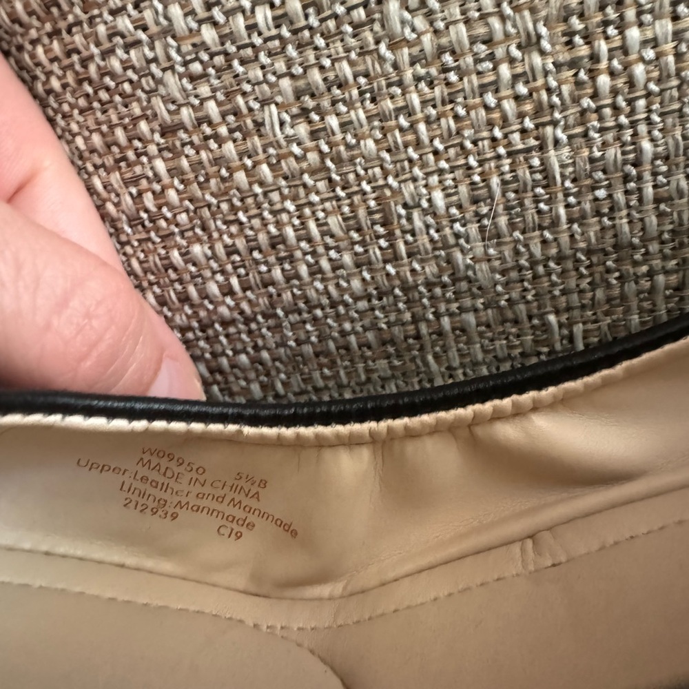 Cole Haan Black Wedge Ballet Flats with Gold Buckle - Picture 10 of 10